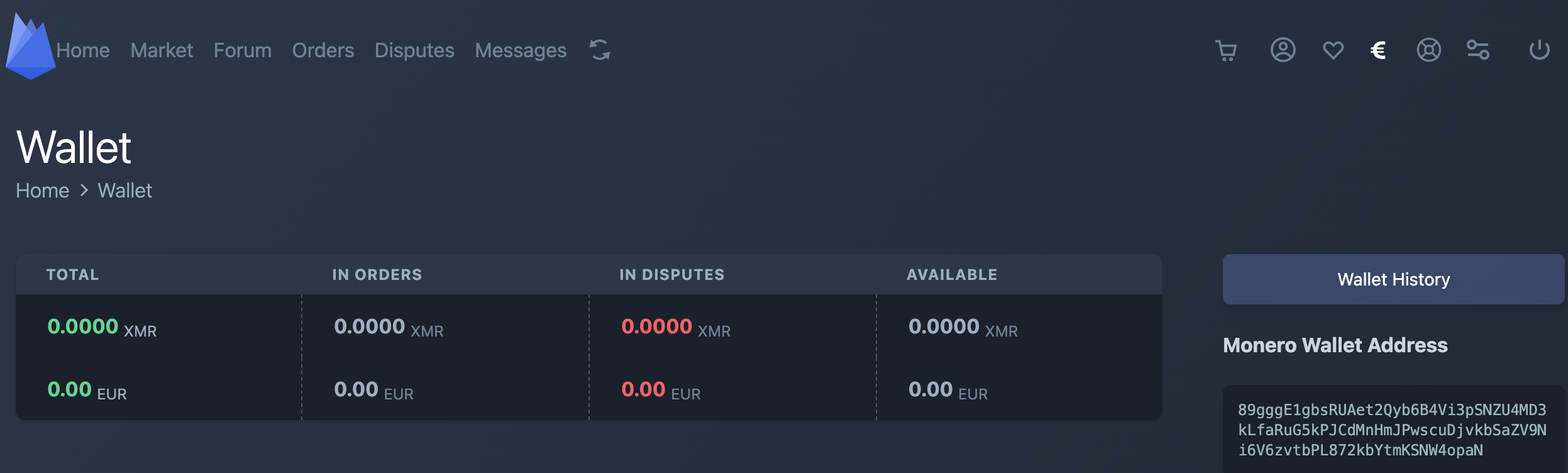 Archetyp Market Interface Screenshot